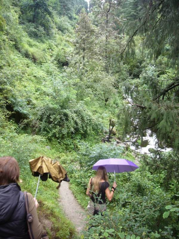 Going up the valley on the South side.